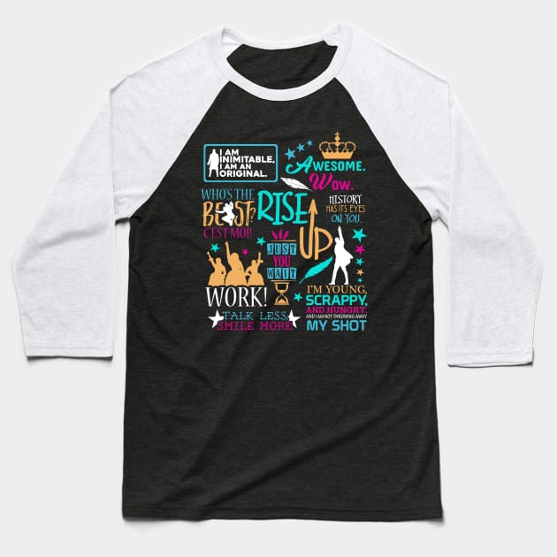 Quotes Baseball T-Shirt by KsuAnn